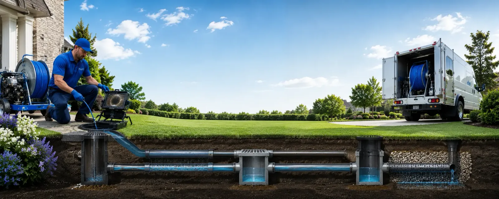 Outdoor drain cleaning information for Holliday, MO